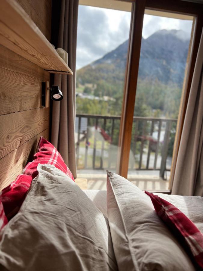 Ferienwohnung Les Tanieres De Montgenevre - La Marmotte - Duplex 4 P Entierement Renove Avec Vue Magnifique Exterior foto