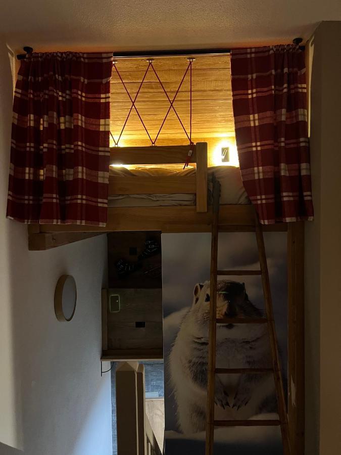 Ferienwohnung Les Tanieres De Montgenevre - La Marmotte - Duplex 4 P Entierement Renove Avec Vue Magnifique Exterior foto