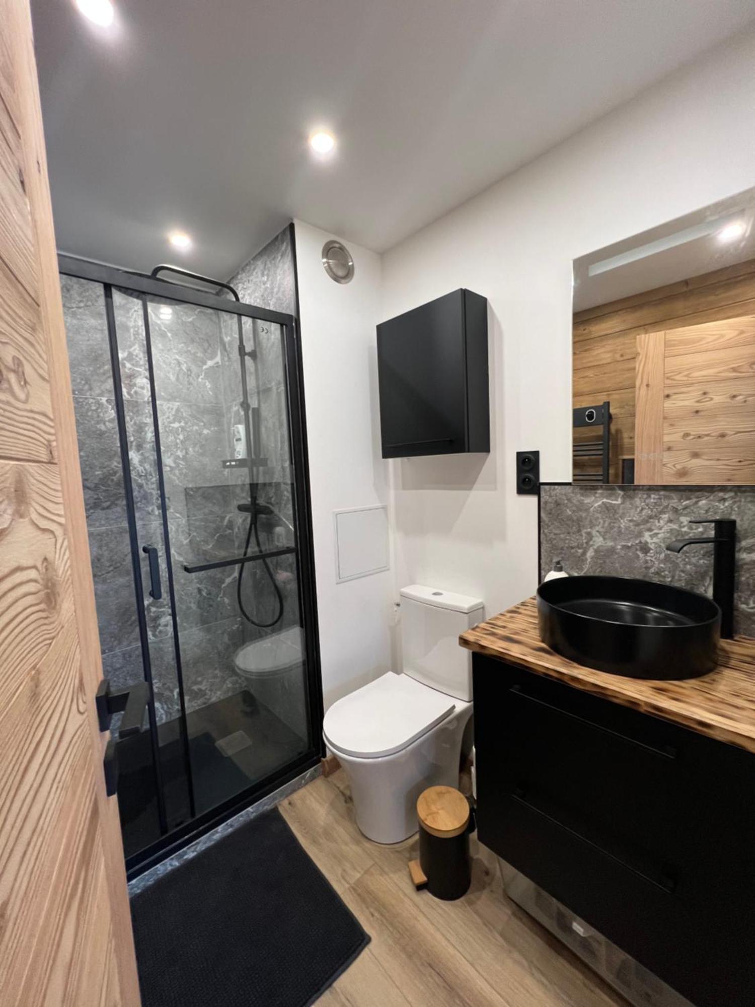 Ferienwohnung Les Tanieres De Montgenevre - La Marmotte - Duplex 4 P Entierement Renove Avec Vue Magnifique Exterior foto